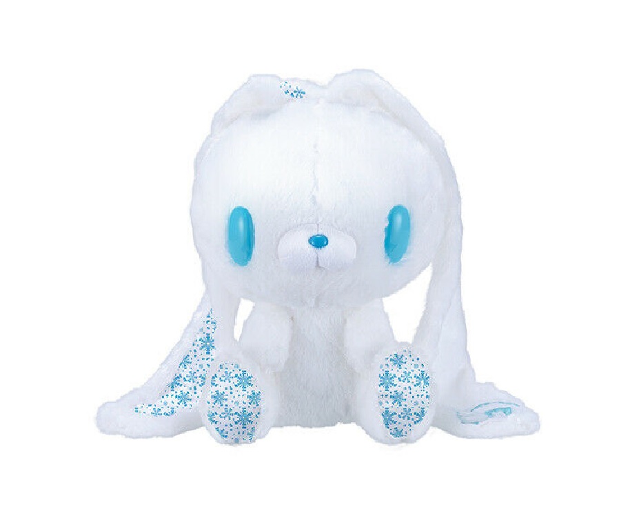 Taito Gloomy Bear Bunny Plush Doll Winter Edition GP #571 White Blue 12 Inches