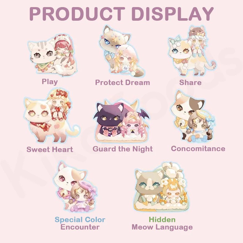 Moni Cat Kitten - Keeping You Company Series - Random Blind Box Figure