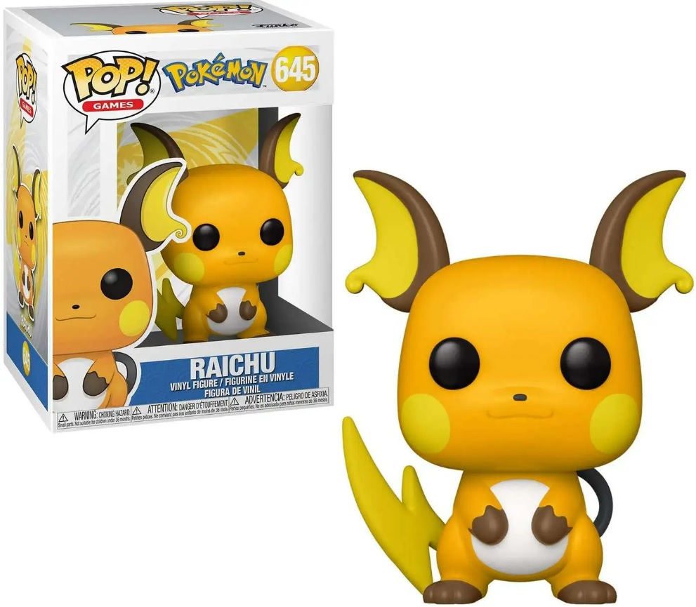 Raichu Figure Pokemon Pop Animation 3.75 Inches Funko Pop 645