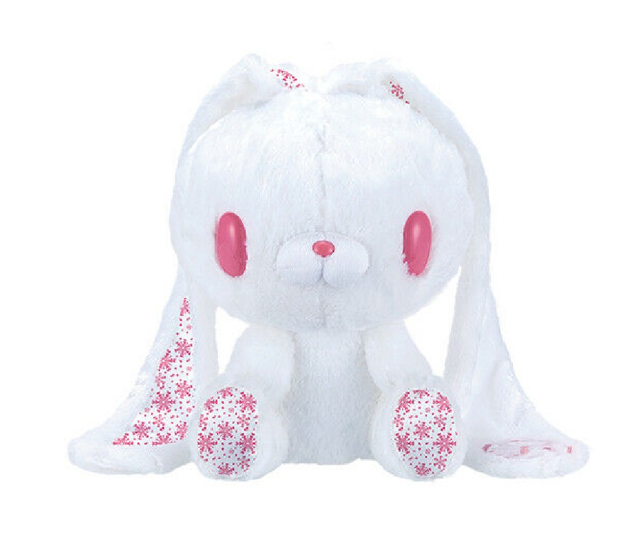 Taito Gloomy Bear Bunny Plush Doll Winter Edition GP #571 White Pink 12 Inches