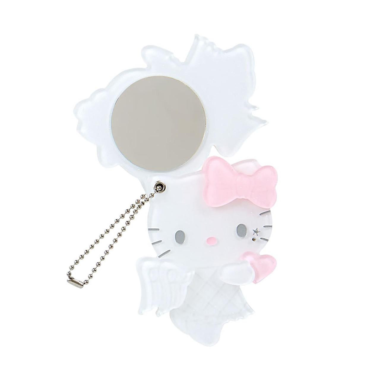 Hello Kitty Compact Mirror - Angel (Little Angel Design) - Sanrio - White - 3 Inches