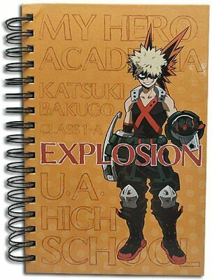 My Hero Academia Bakugo Spiral Anime Notebook