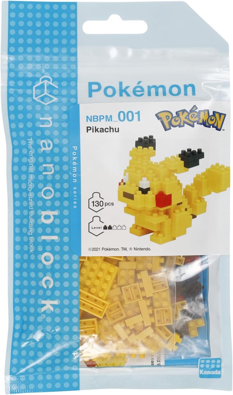 Pikachu Nanoblock Pokemon - Pokémon Series Building Kit