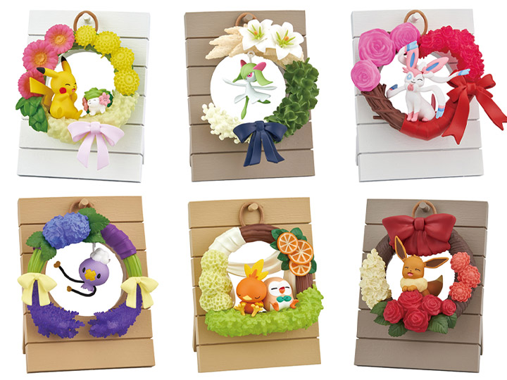 Pokemon Wreath Collection Happiness Wreath Random Blind Box Figure Re-Ment