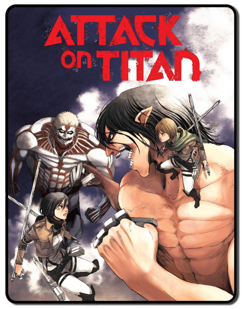 Attack on Titan - Eren vs Armored Titan Throw Blanket