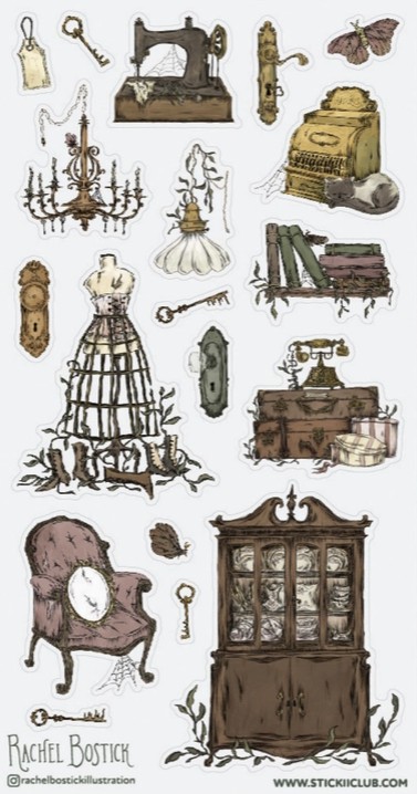 Haunted Estate Sticker Sheet