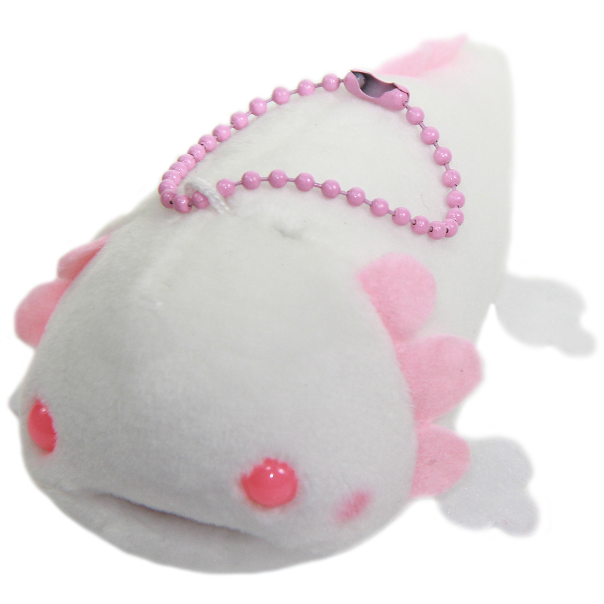 Kawaii Axolotl Plushie Small Keychain Collection Super Soft Plush Toy White 4 Inches
