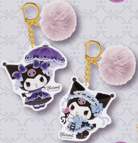 Kuromi Acrylic Keychain & Charm, Ichiban Kuji 2023, Sanrio