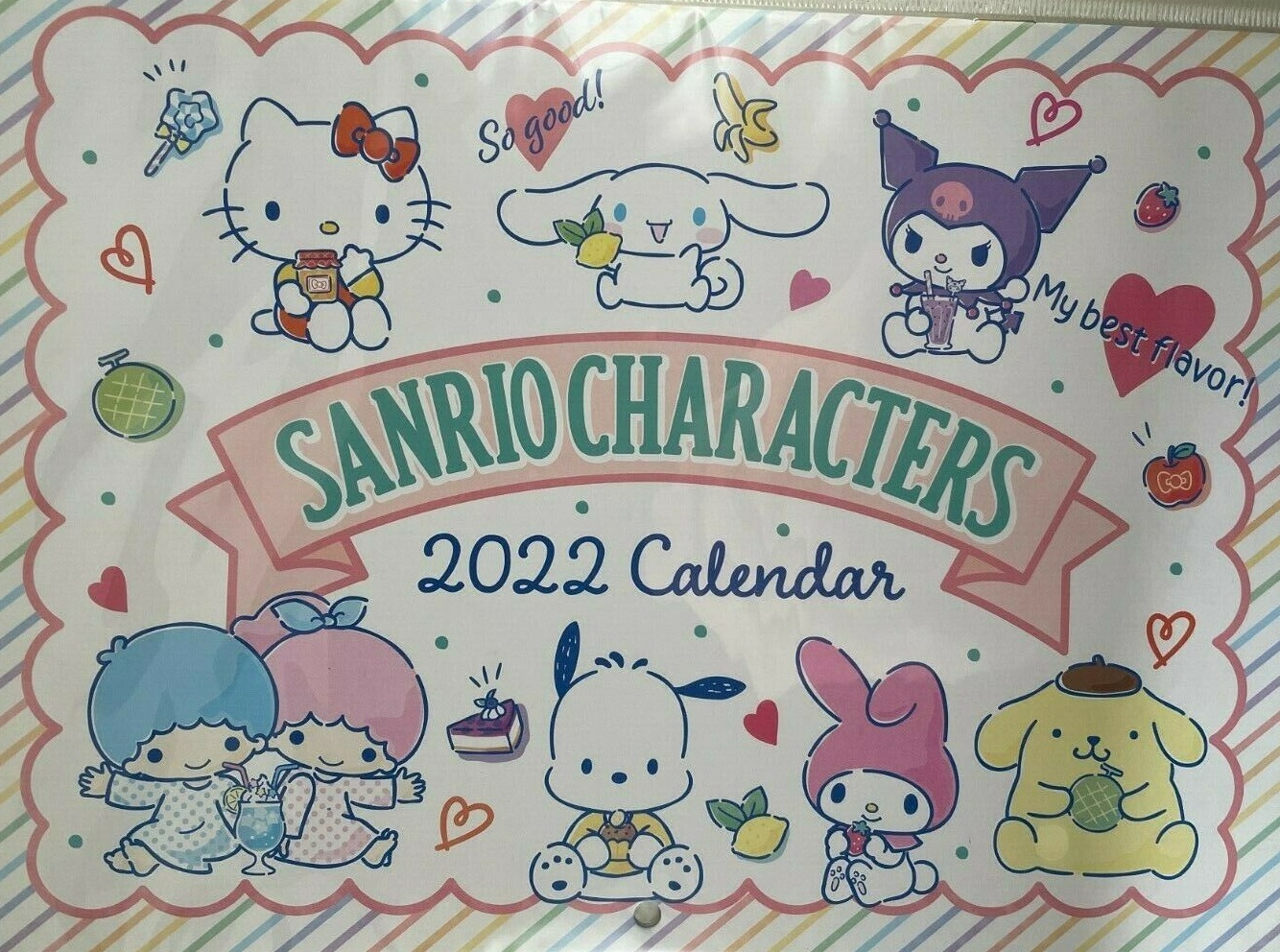 Sanrio Characters Calendar 2022 Sanrio