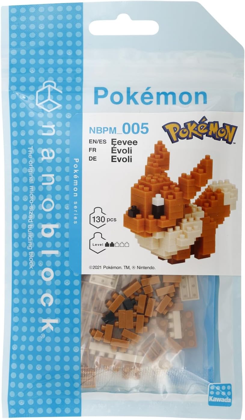 Eevee Nanoblock Pokemon - Pokémon Series Building Kit