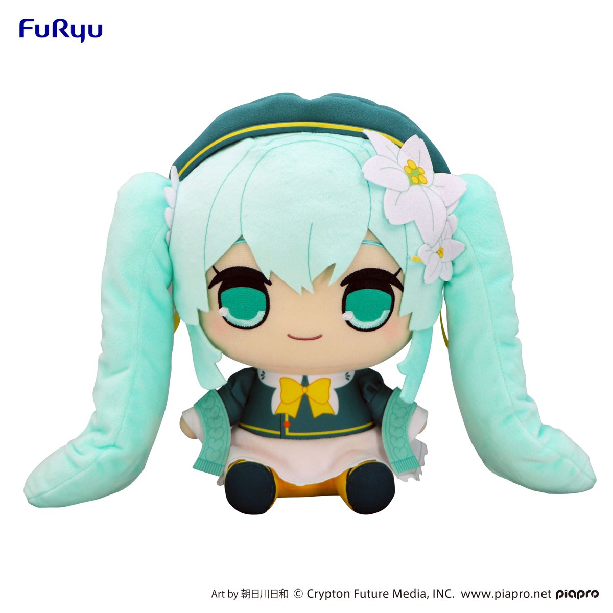 Hatsune Miku Plush Doll, Kyurumaru, Lily Ver Vocaloid, 11 Inches, Big Size, Furyu