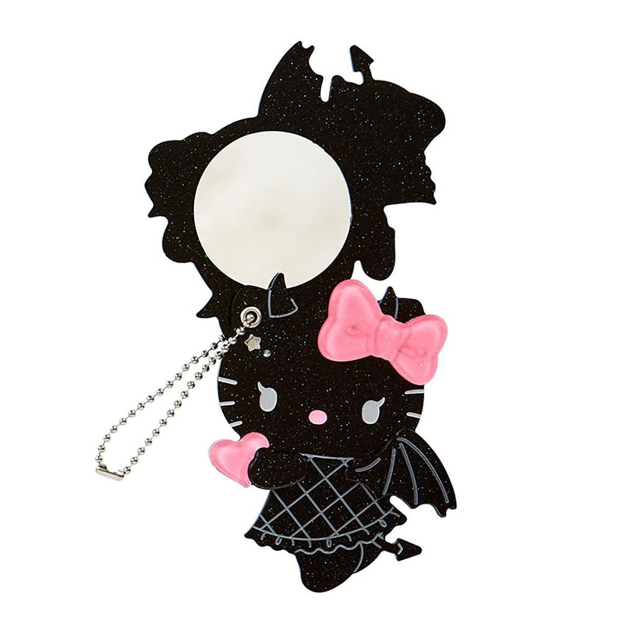 Hello Kitty Compact Mirror - Angel (Little Devil Design) - Sanrio - Black - 3 Inches