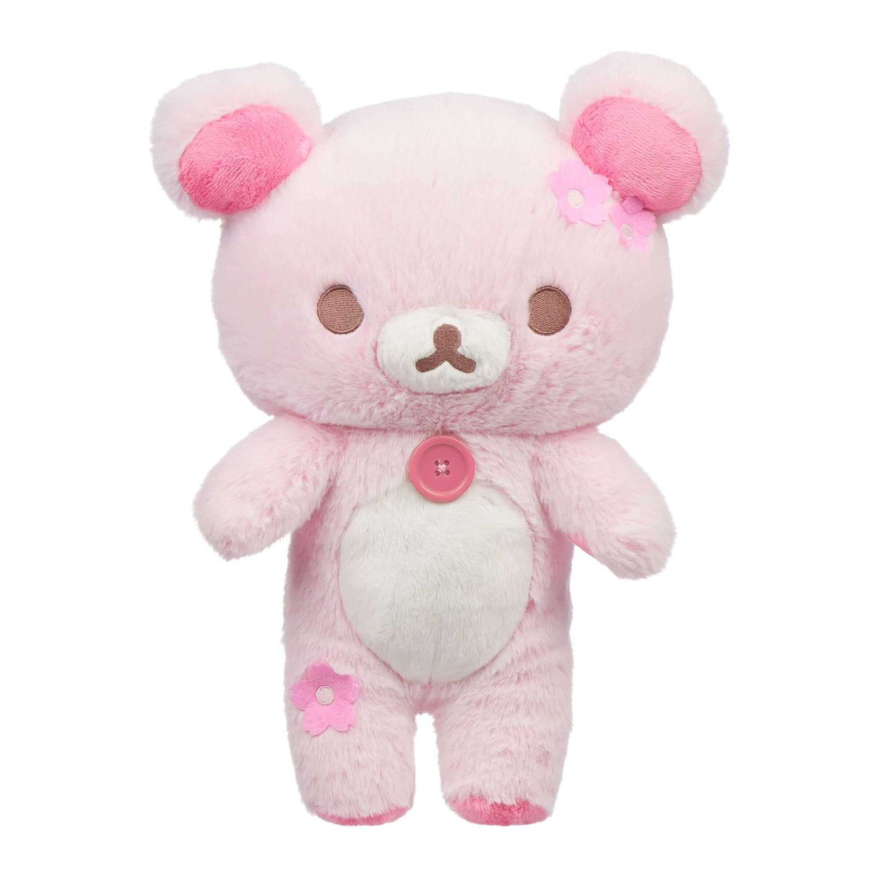 Korilakkuma Cherry Blossom Plush Doll San-X 13.5 Inches Pink