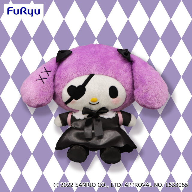 My Melody Plush Doll, Gothic Lolita with Bag, 8 Inches, Sanrio, Furyu