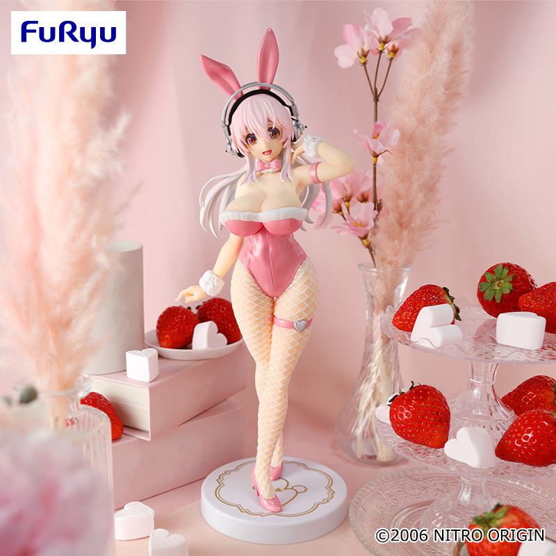 Super Sonico Figure, BiCute Bunnies, Pink Bunny Outfit, Furyu