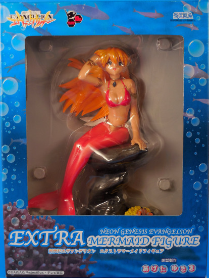Asuka Langley Shikinami, Mermaid Figure, Neon Genesis Evangelion, Sega