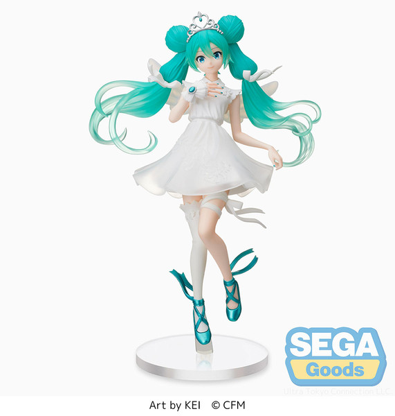 Hatsune Miku Figure, 15th Anniversary, Super Premium Figure, SPM, Vocaloid, Sega