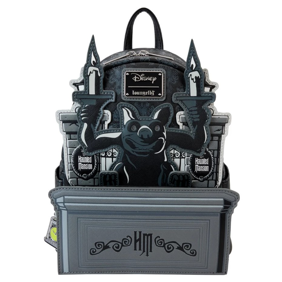 Haunted Mansion Gargoyle Wallpaper Mini Backpack Loungefly