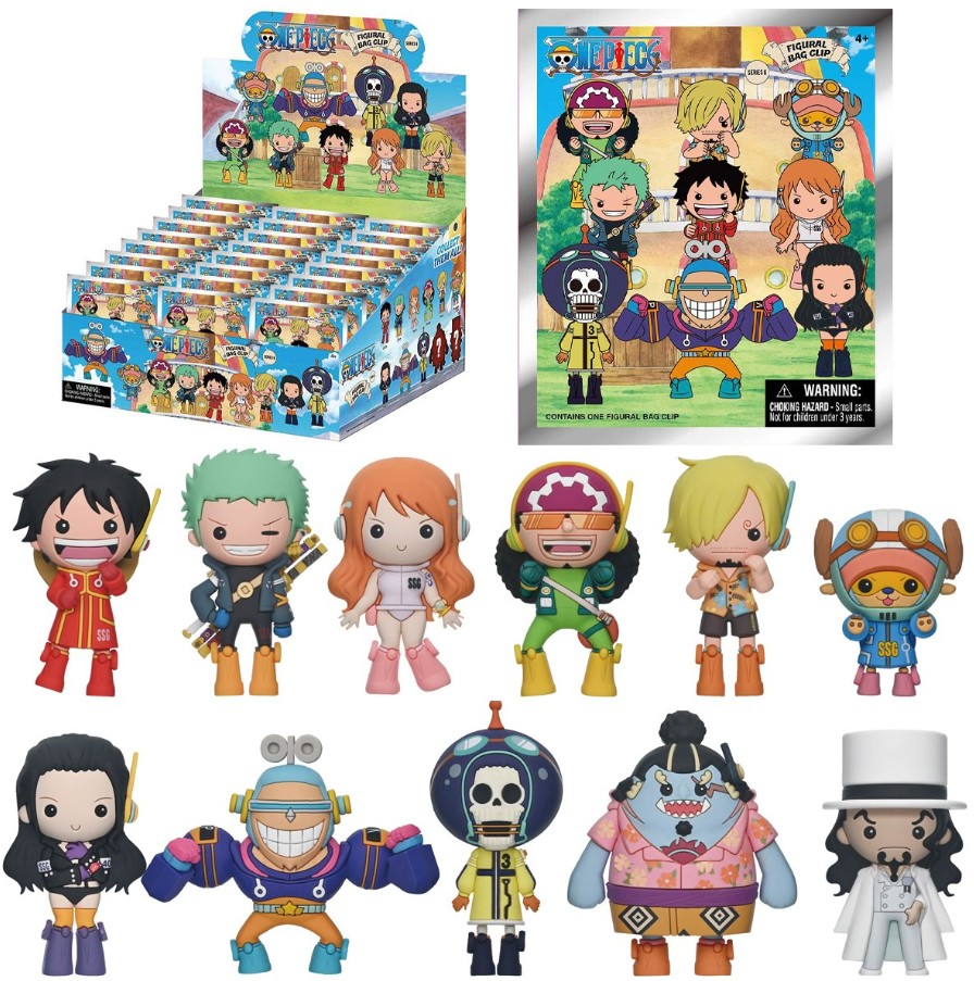 One Piece Series 6, 3D Figural Bag Clip - Random Pick
