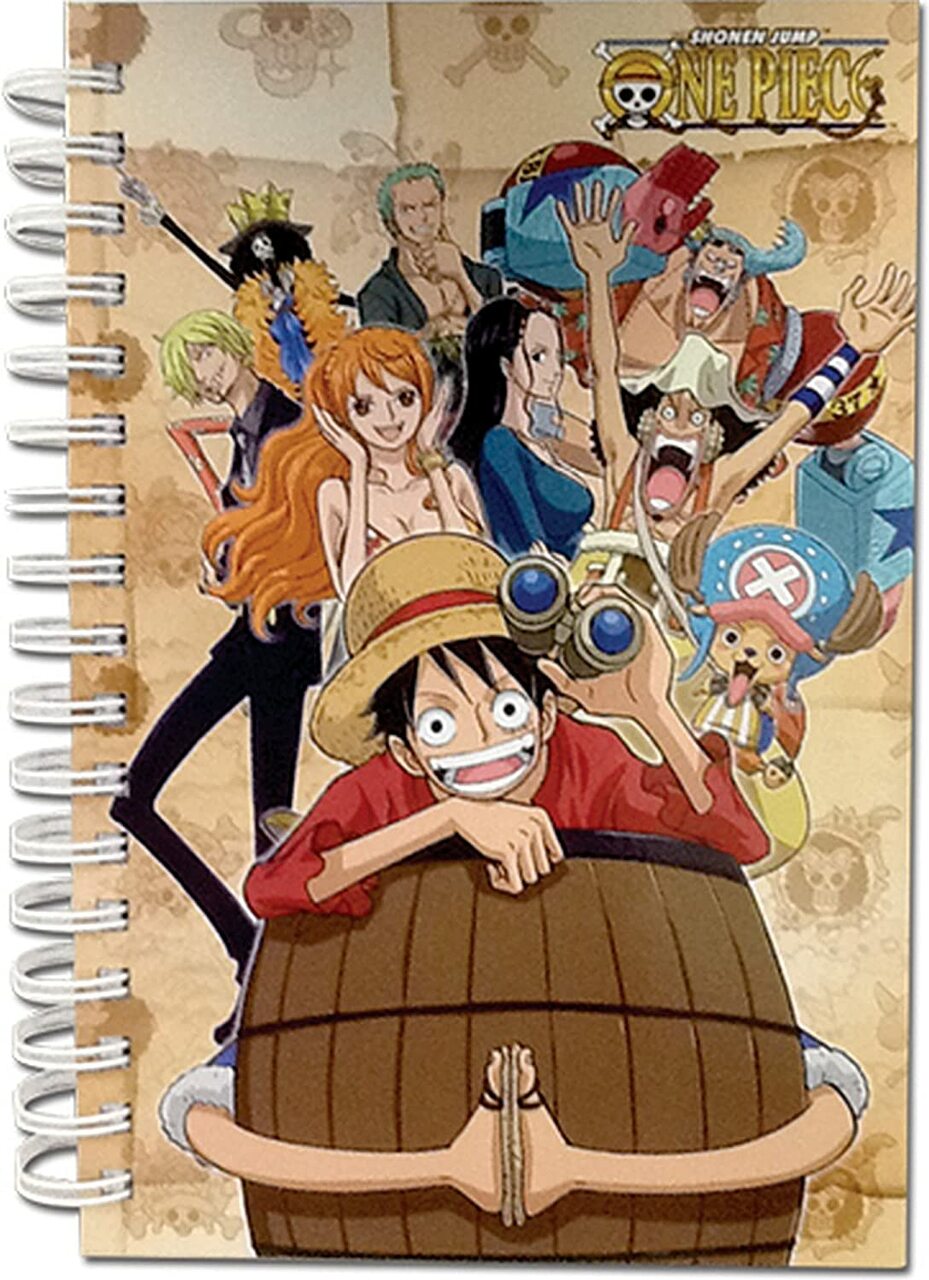 One Piece Spiral Anime Notebook