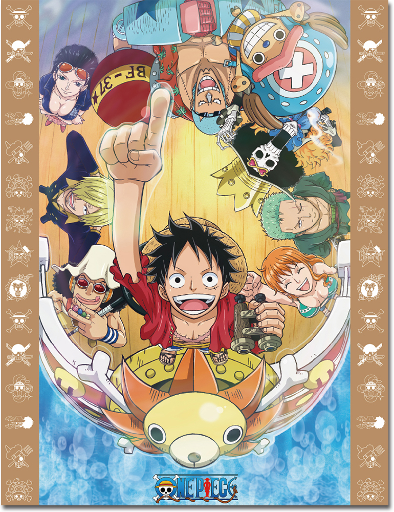 One Piece Straw Hat Pirates Crew Throw Blanket