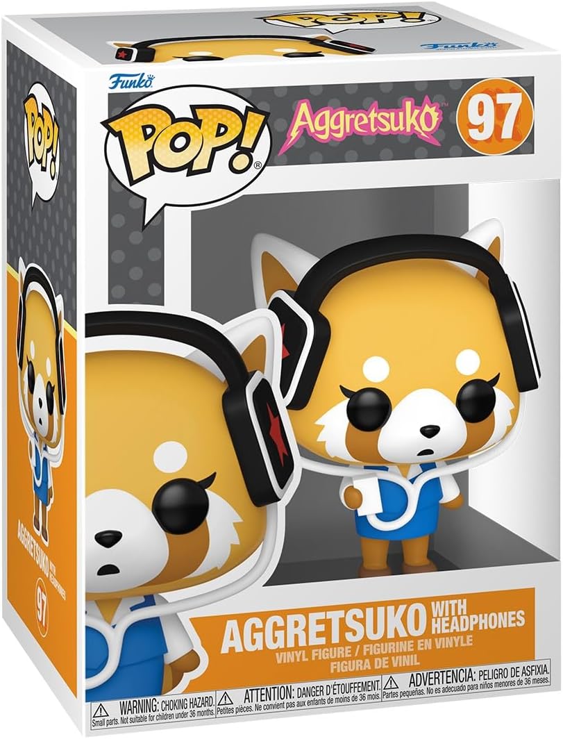 Aggretsuko with headphones Funko Pop Figure Hello Kitty and Friends Funko Pop 97