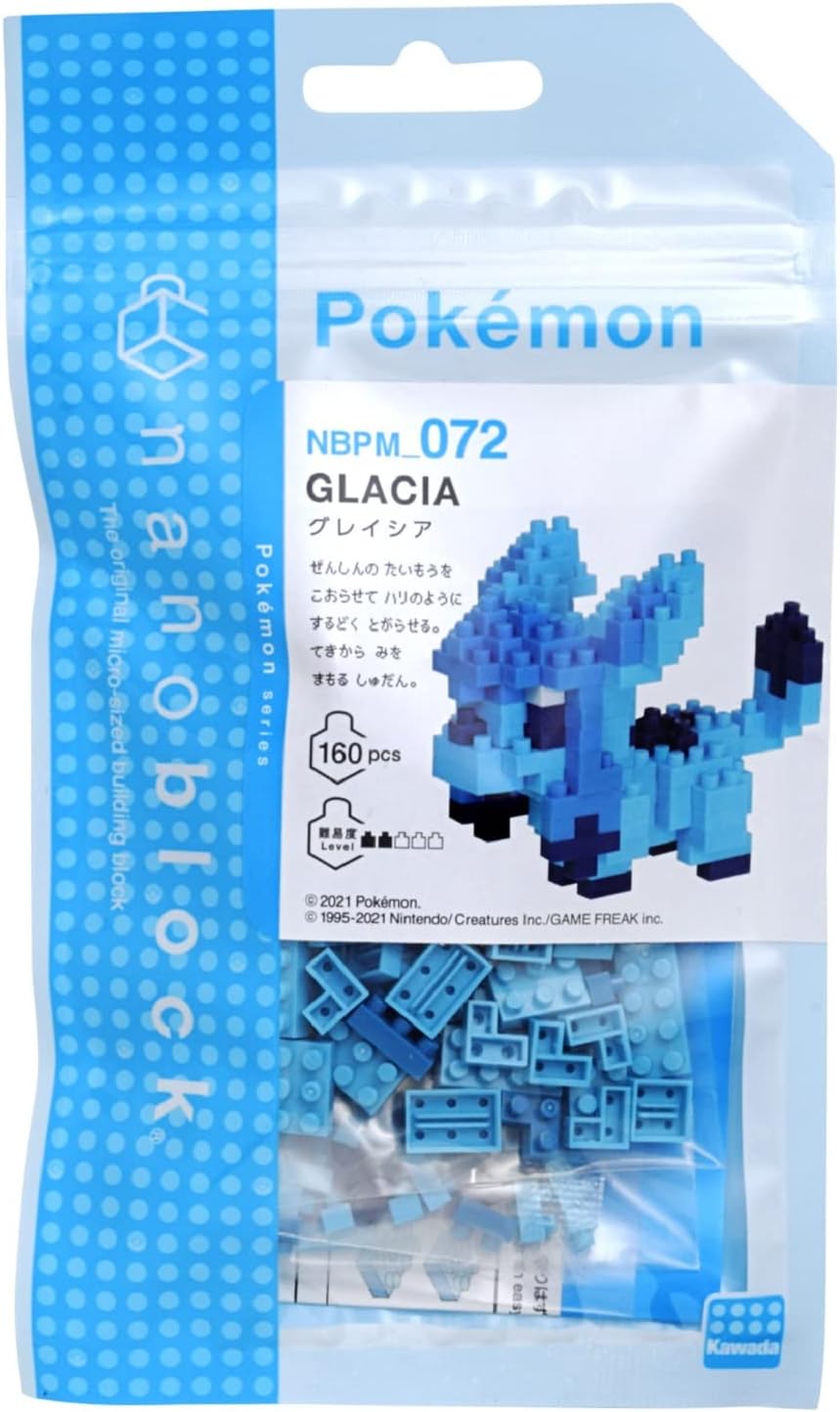 Glaceon Nanoblock Pokemon - Pokémon Series Building Kit