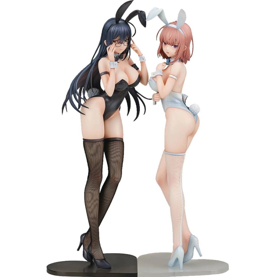 Black Bunny Aoi & White Bunny Natsume Figure, Ikomochi Original Character, EnsouToys