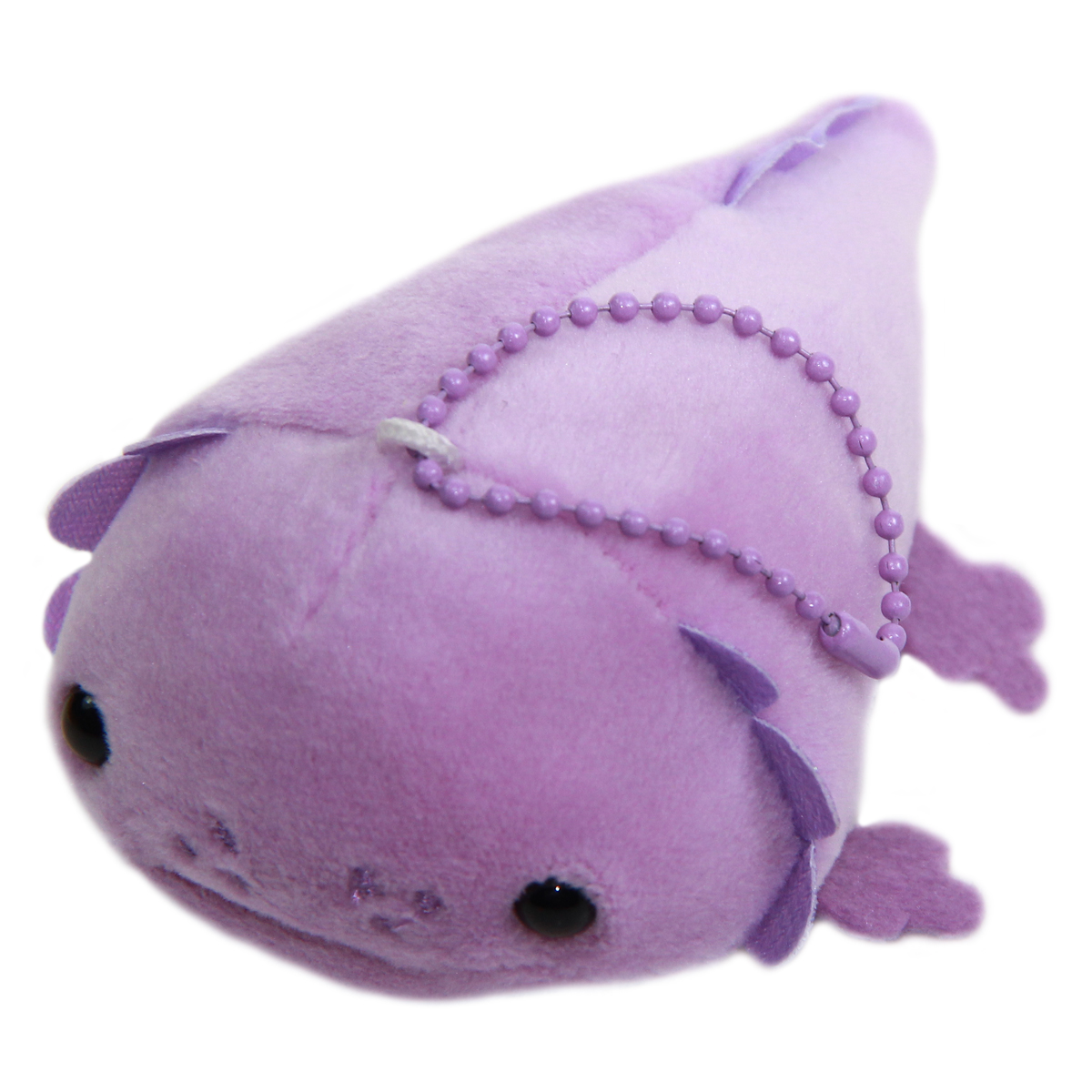 Kawaii Axolotl Plushie Small Keychain Collection Super Soft Plush Toy Purple 4 Inches
