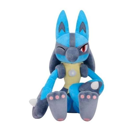 Lucario Plush Doll, BIG Size 10 Inches, Pokemon, Banpresto