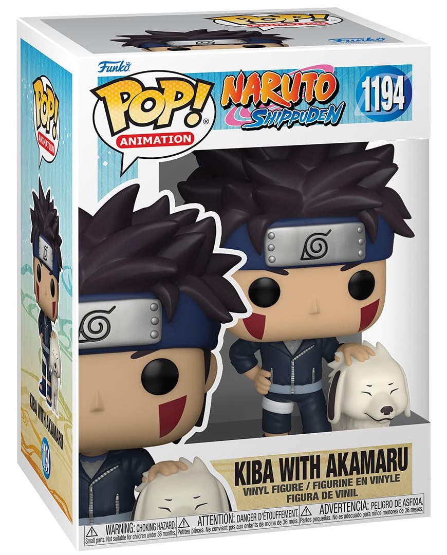 Kiba with Akamaru, Naruto, Funko Pop Animation 3.75 Inches, Funko Pop 1194