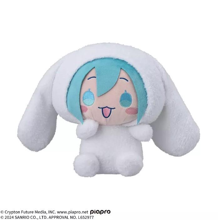 Hatsune Miku Plushie, Cinnamoroll Cosplay Ver., 10 Inches, Sega, Sanrio