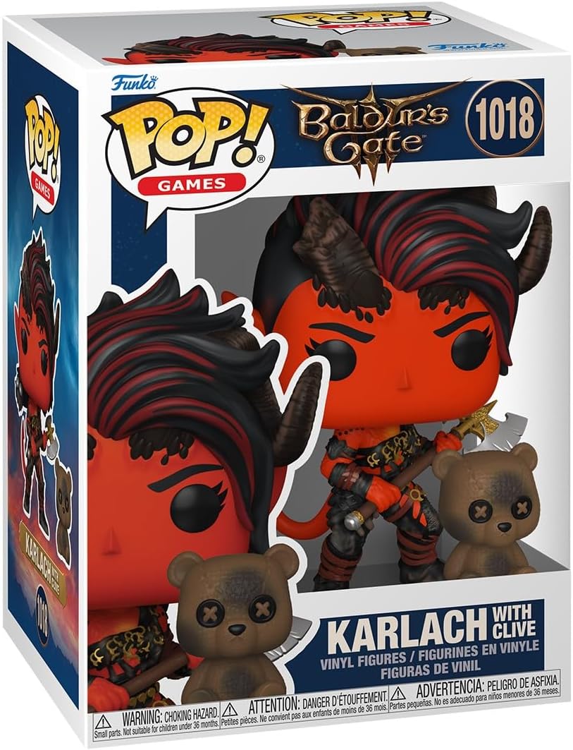 Karlach with Clive Funko Pop Figure Baldurs Gate 3 Funko Pop 1018