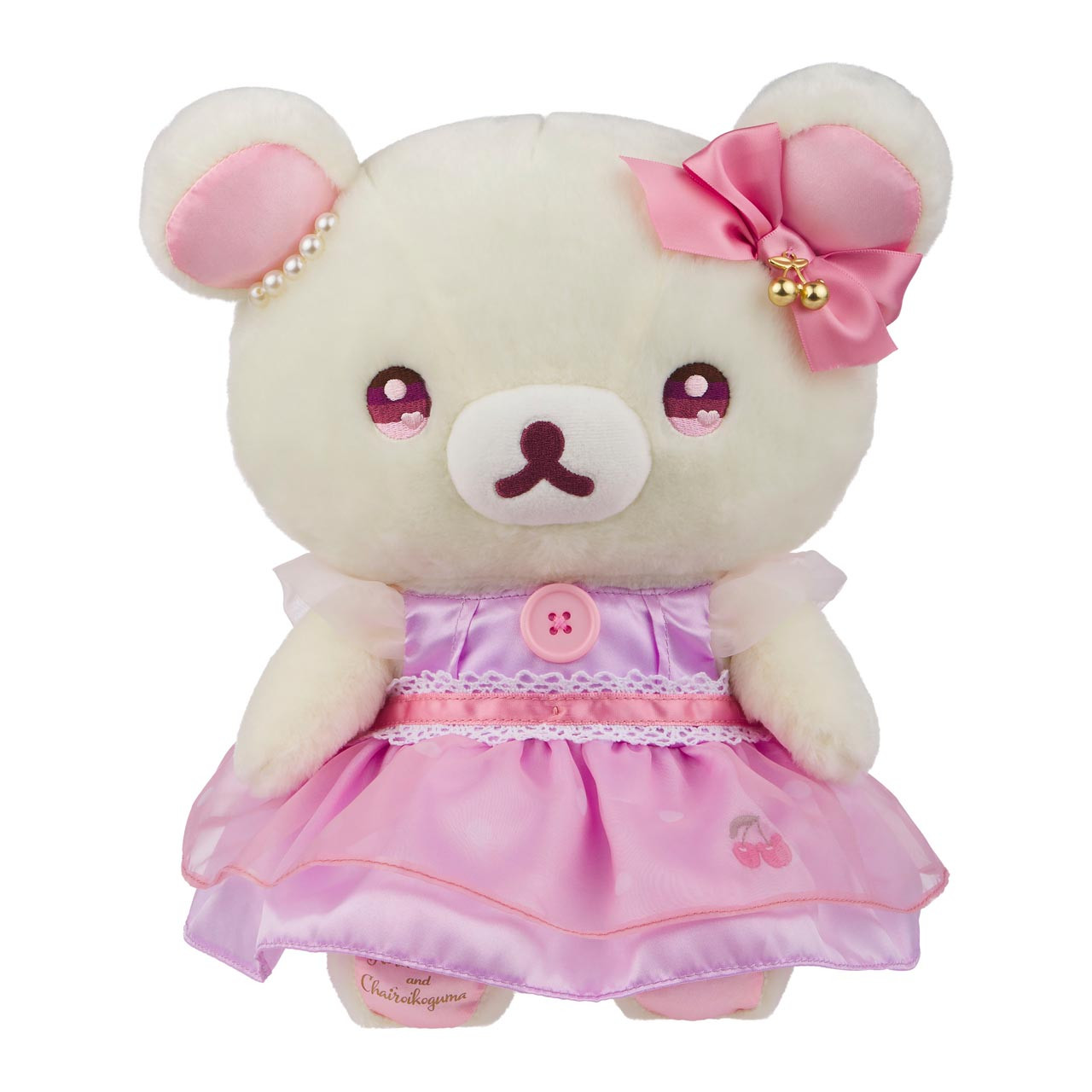 Korilakkuma Cherry Dress Up Plush Doll San-X 13.5 Inches