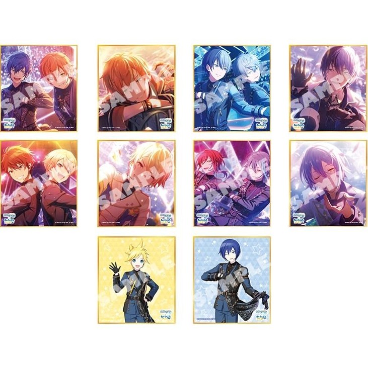 Project Sekai Colorful Stage! Cardboard x Ensemble Stars - Shikishi Random Blind Box