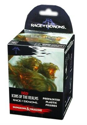 Dungeons & Dragons D&D Fantasy Miniatures: Icons of the Realms: Rage of Demons Standard Booster Pack Blind Box