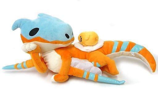 Monster Hunter Tigrex & Gudetama 20 Jumbo Laying Plush Doll Sanrio Sega