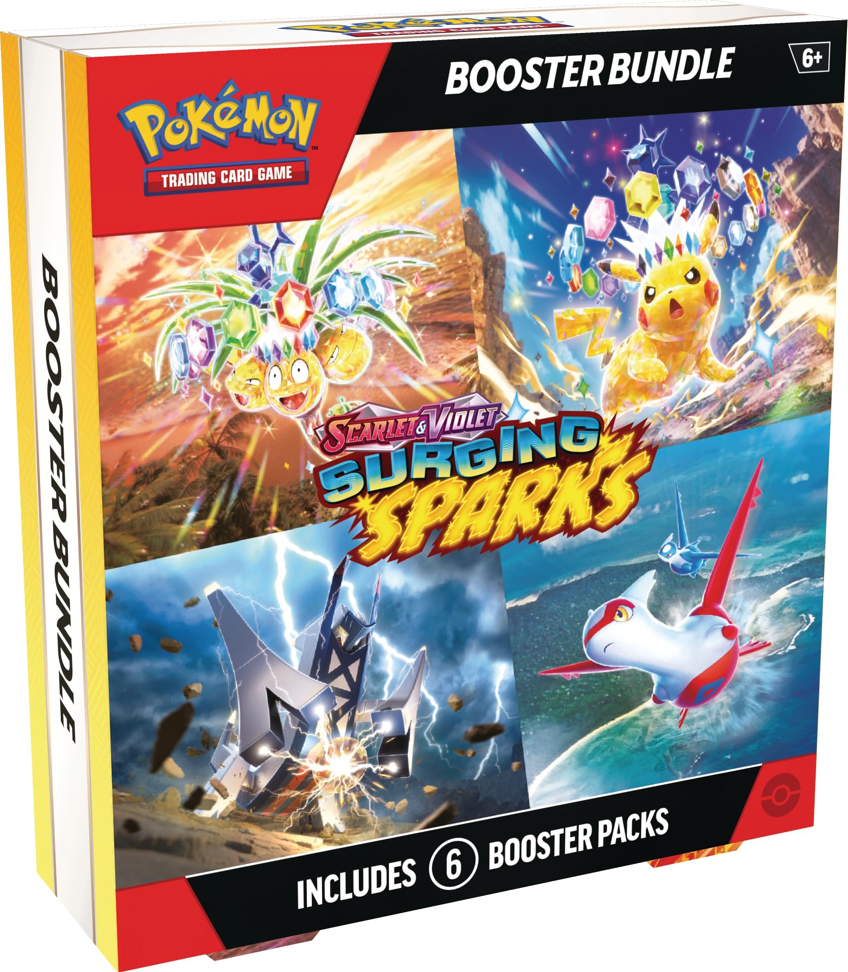 Pokemon Trading Card Game - Scarlet & Violet - Surging Sparks Booster Bundle - 6 Packs