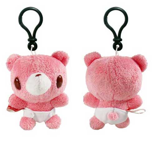Baby Gloomy Bear Plush Doll Clip On Keychain 3 Inches