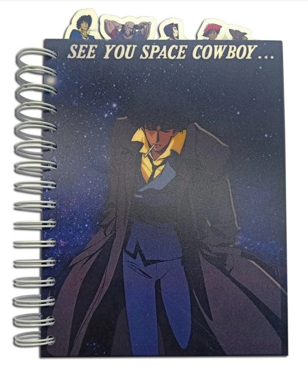 Cowboy Bebop Notebook With Tabs