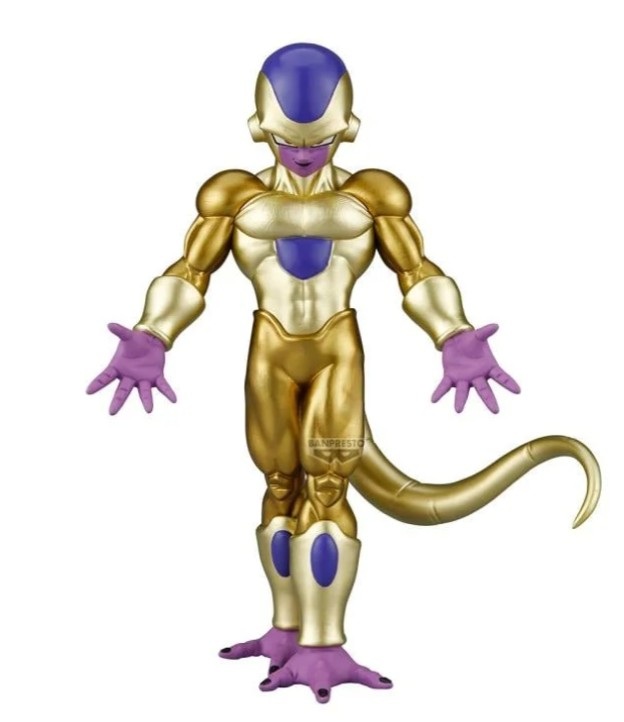 Golden Frieza Figure, Solid Edge Works, Dragon Ball Super, Banpresto