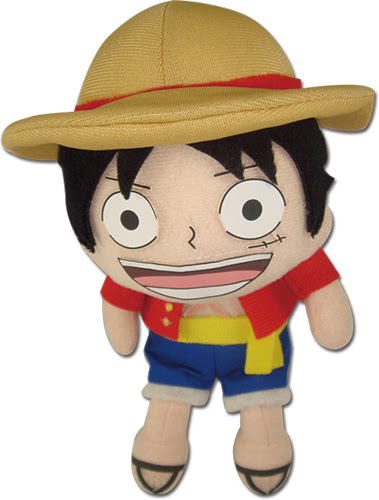 Luffy Plush Doll, One Piece, 5 Inches