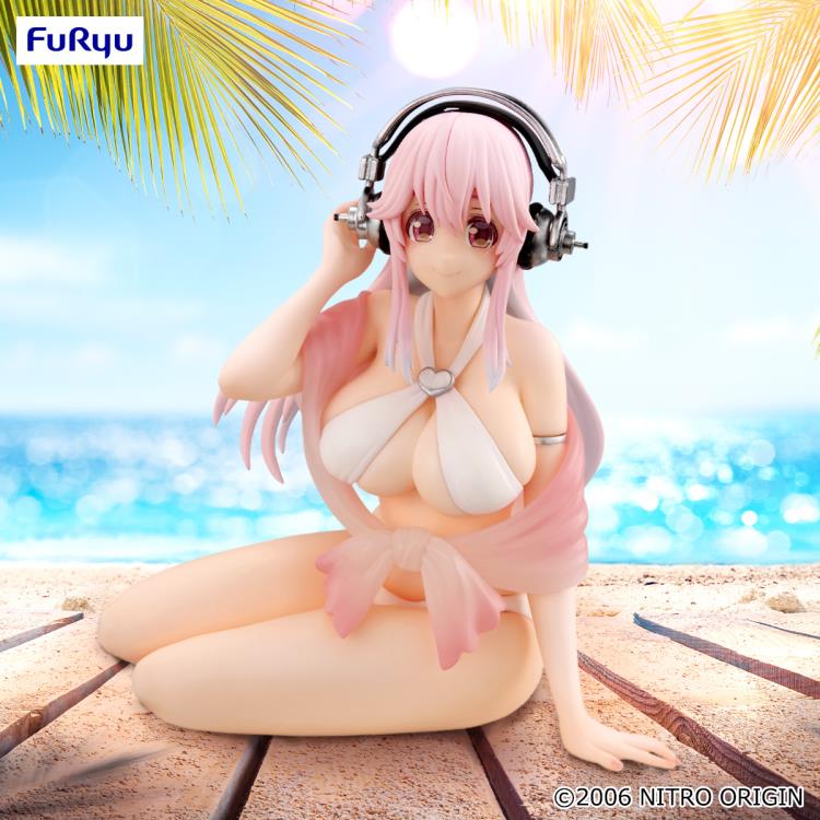 Super Sonico, Noodle Stopper Figure, White Bikini Ver, Super Sonico, Furyu