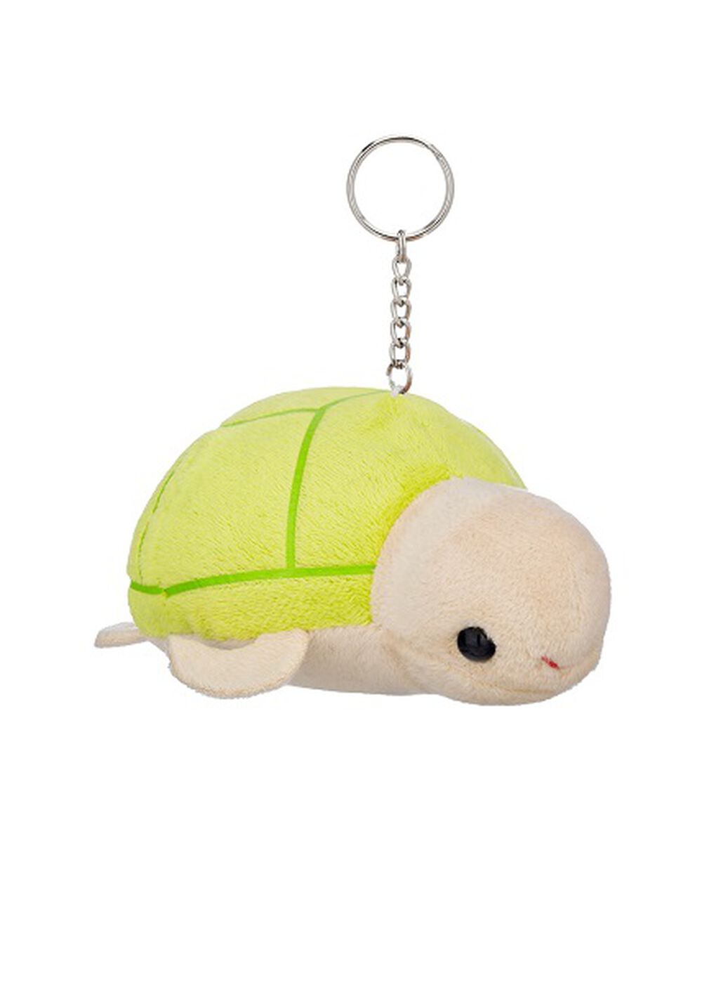 Turtle Plush Keychain, Green, 4 Inches, Amuse