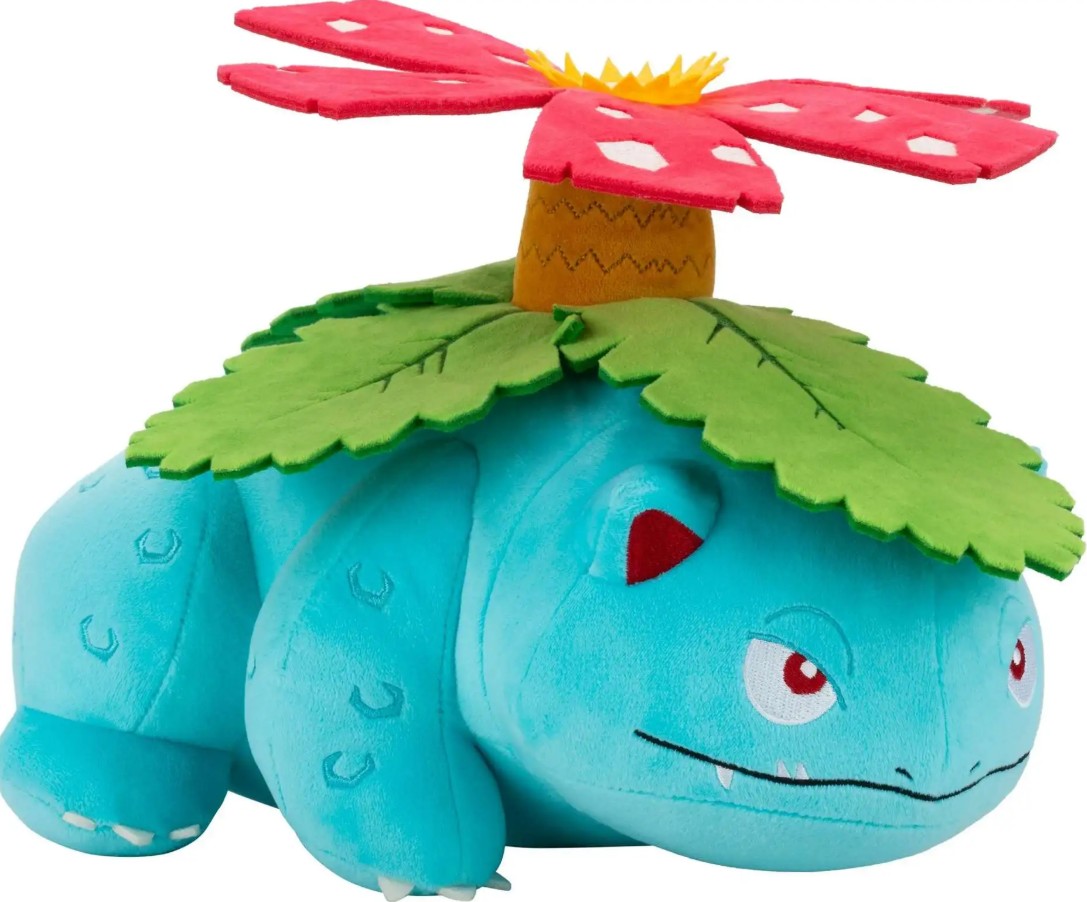 Venosaur Plush Doll, 10 Inches, Pokemon