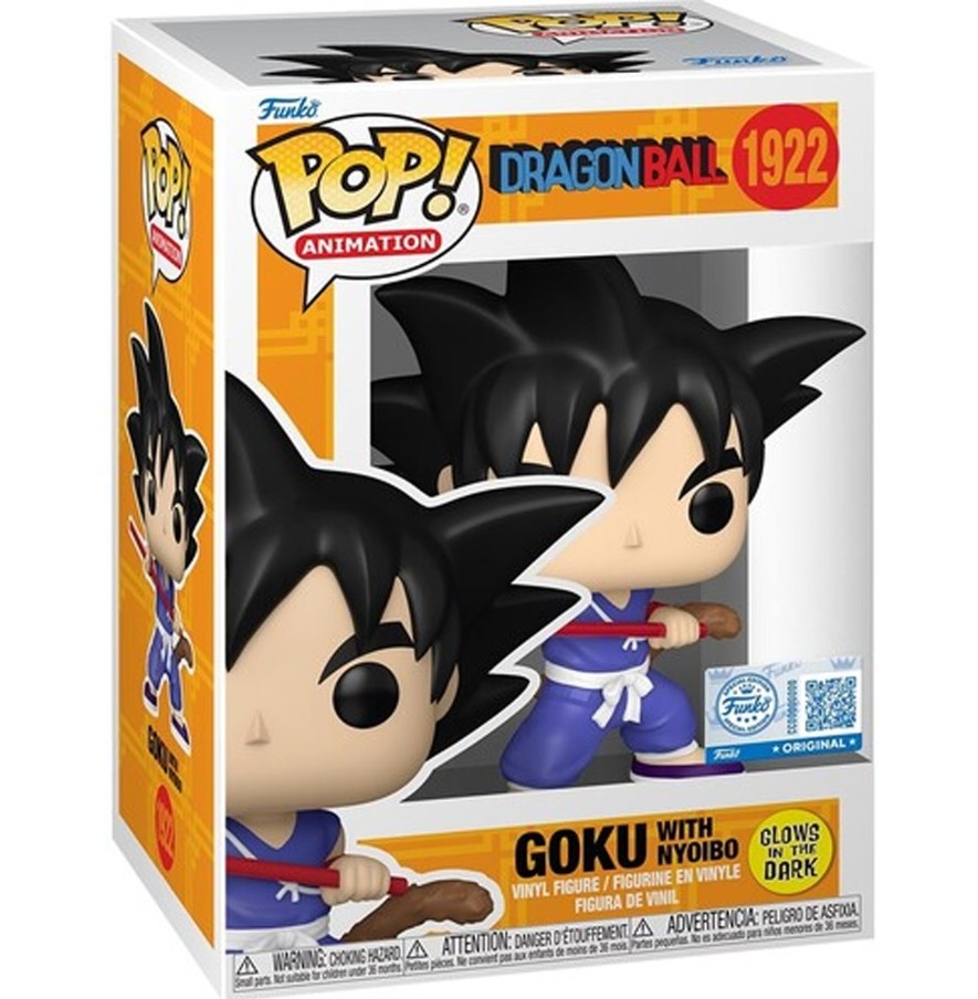 Goku with Nyoibo Glow in the Dark Figure Dragonball Funko Pop 1922