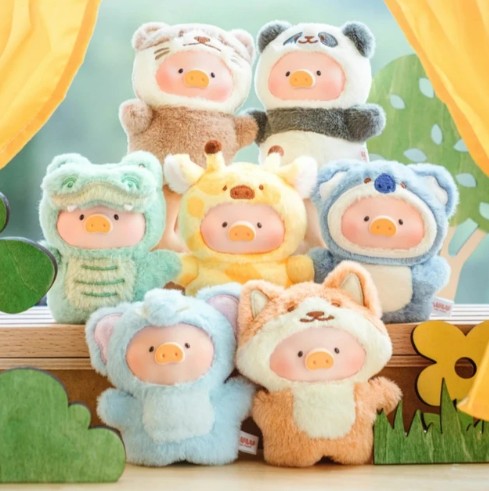 LuLu The Piggy - Animal Party Puppet Show -  Toy Zero+ Random Plushie Blind Box