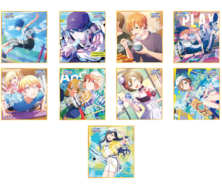 Project Sekai Colorful Stage! Cardboard Muscle Training - Shikishi Random Blind Box