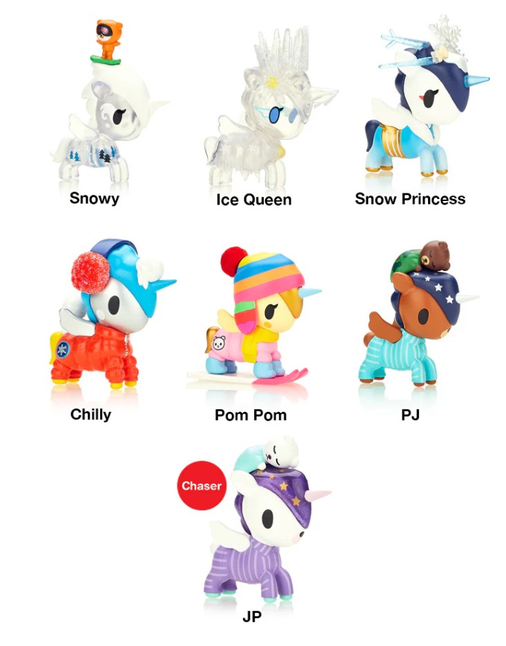 Tokidoki Winter Wonderland Unicorno - Random Blind Box Figure