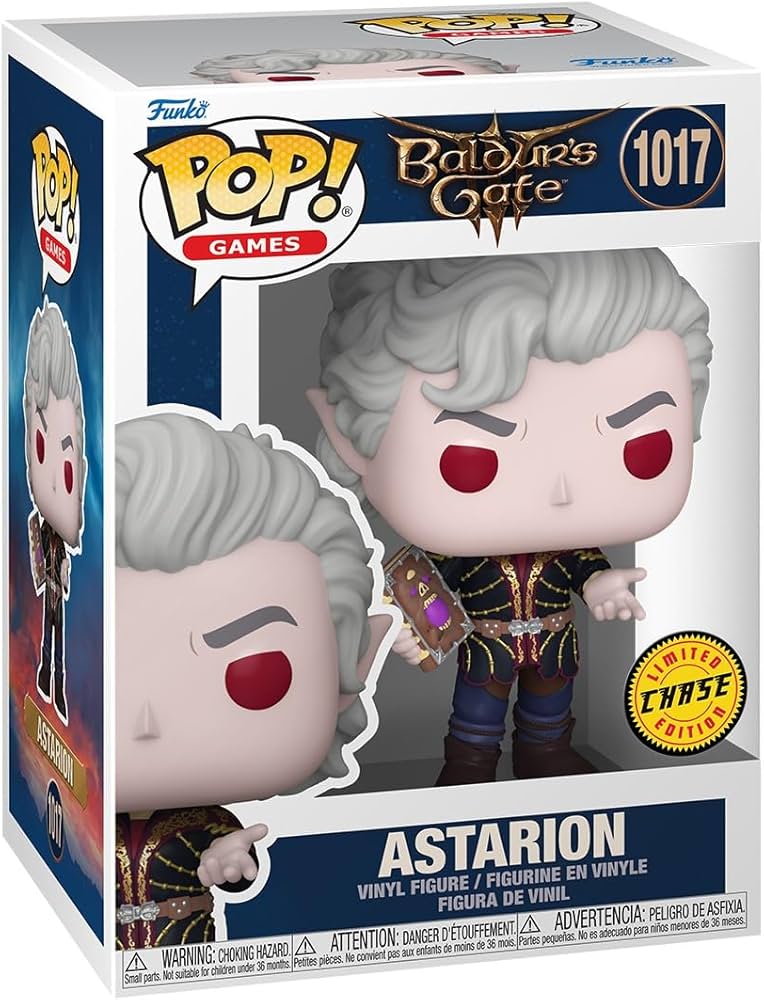 Astarion Funko Pop Figure Baldurs Gate 3 Funko Pop 1017 - Chase